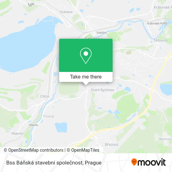Карта Bss Báňská stavební společnost