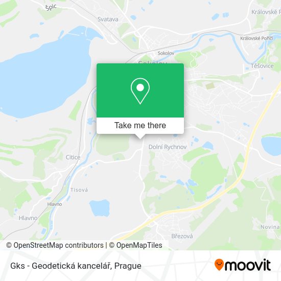 Карта Gks - Geodetická kancelář