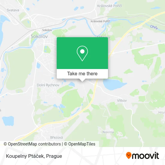 Карта Koupelny Ptáček
