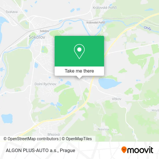 Карта ALGON PLUS-AUTO a.s.