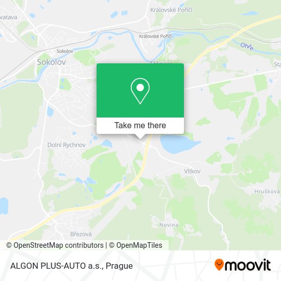 Карта ALGON PLUS-AUTO a.s.