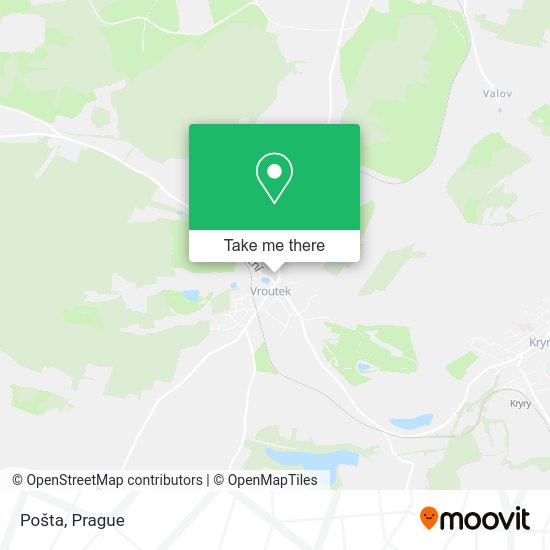 Карта Pošta