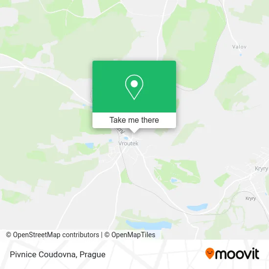 Карта Pivnice Coudovna