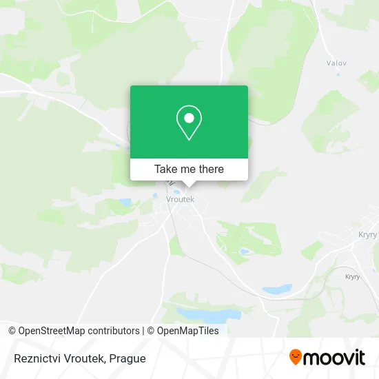 Карта Reznictvi Vroutek