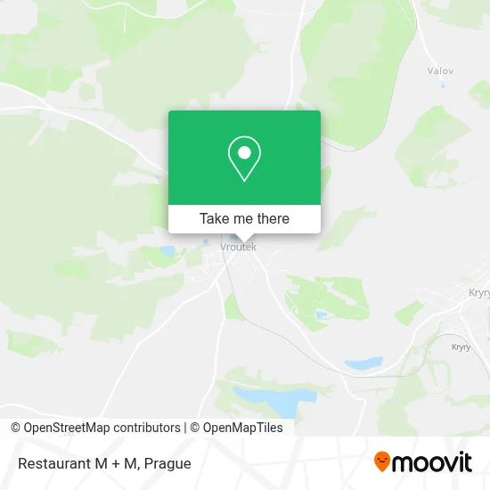 Restaurant M + M map