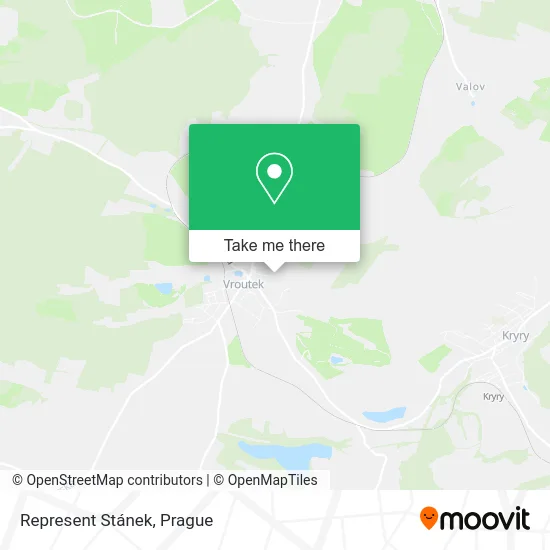 Карта Represent Stánek