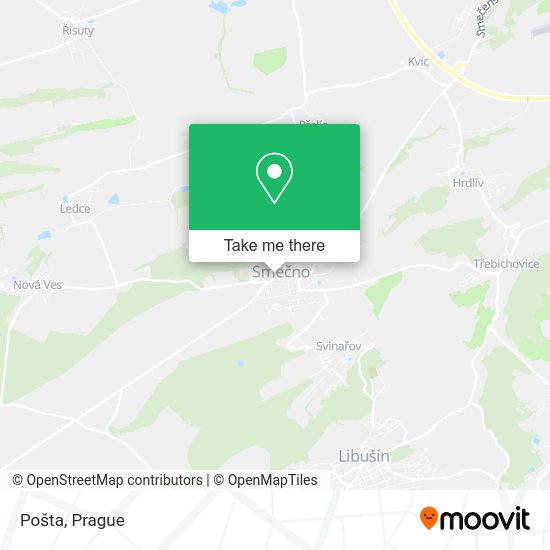 Карта Pošta