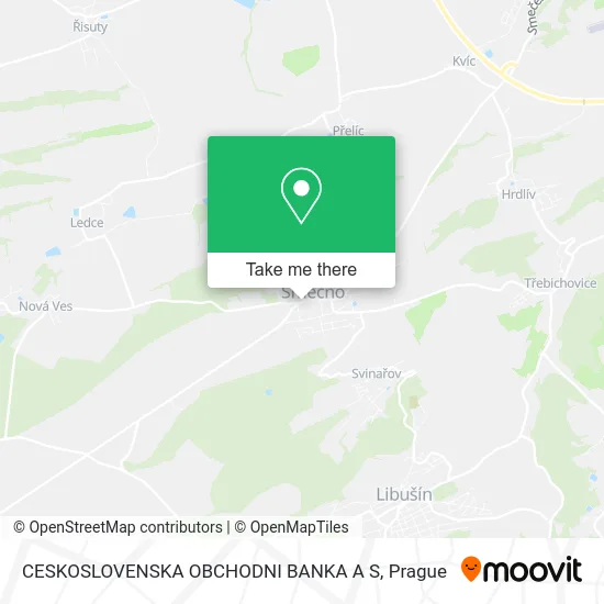 Карта CESKOSLOVENSKA OBCHODNI BANKA A S