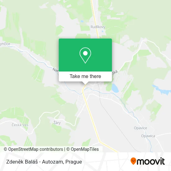 Карта Zdeněk Baláš - Autozam