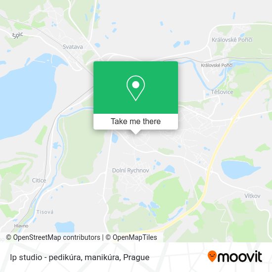 Карта Ip studio - pedikúra, manikúra