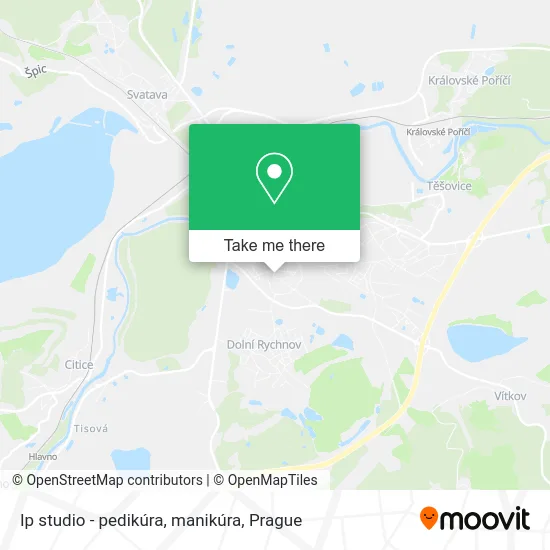 Карта Ip studio - pedikúra, manikúra