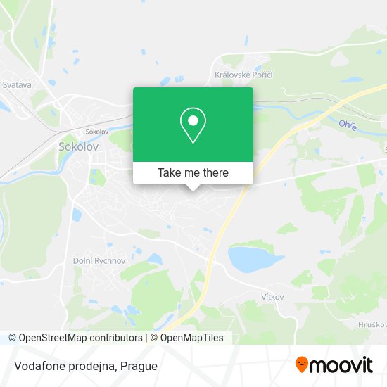 Карта Vodafone prodejna