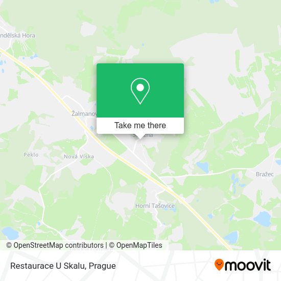 Карта Restaurace U Skalu