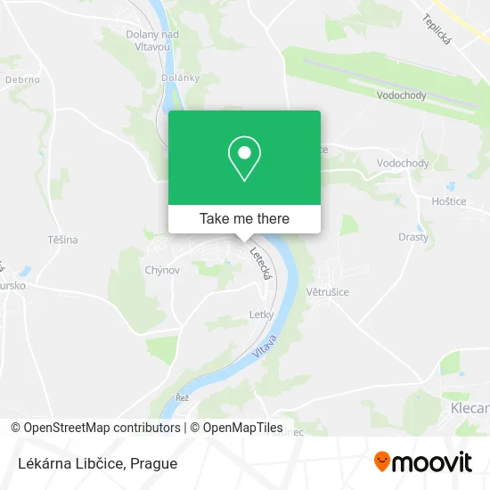 Карта Lékárna Libčice