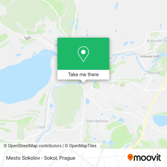 Карта Mesto Sokolov - Sokol