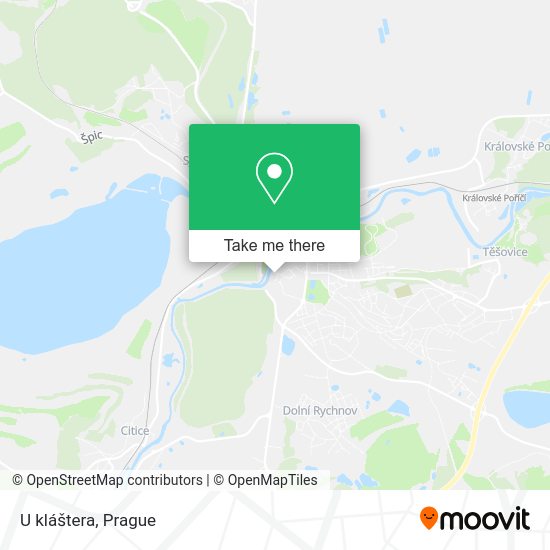 Карта U kláštera