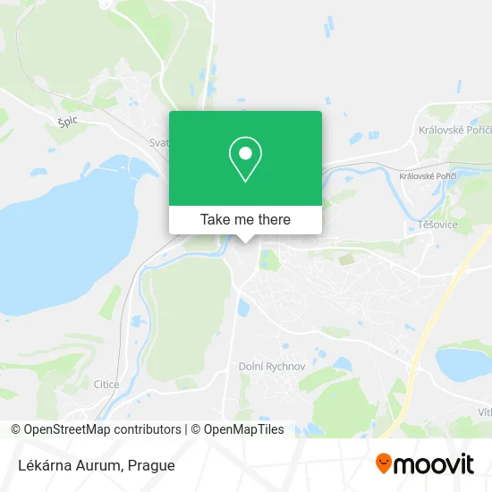Карта Lékárna Aurum