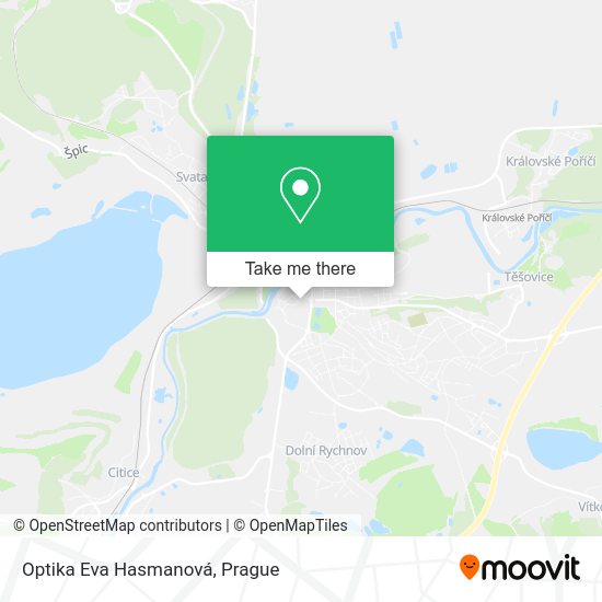 Карта Optika Eva Hasmanová