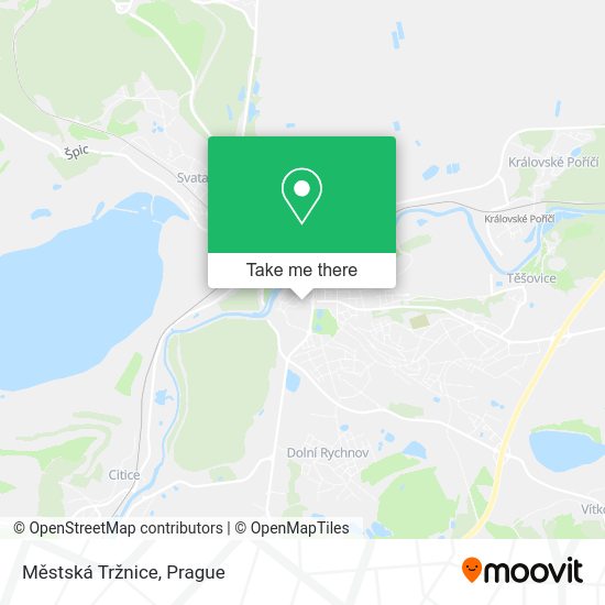 Карта Městská Tržnice