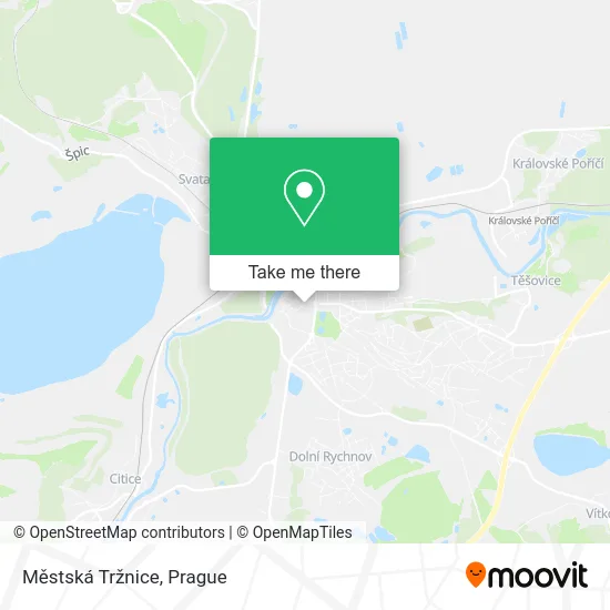 Карта Městská Tržnice
