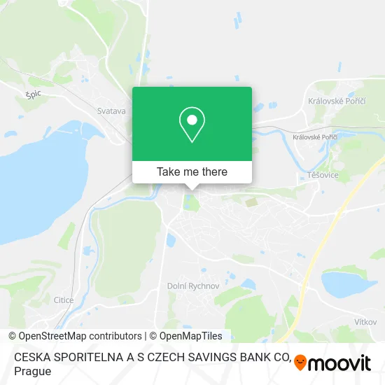 Карта CESKA SPORITELNA A S CZECH SAVINGS BANK CO