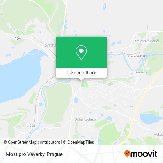 Карта Most pro Veverky