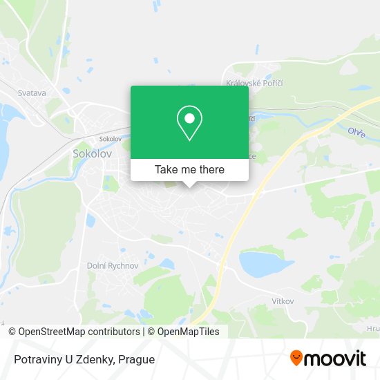 Карта Potraviny U Zdenky