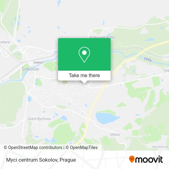 Карта Myci centrum Sokolov