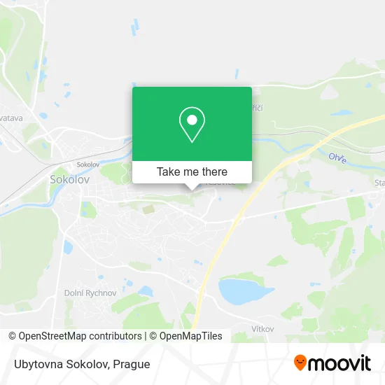 Карта Ubytovna Sokolov