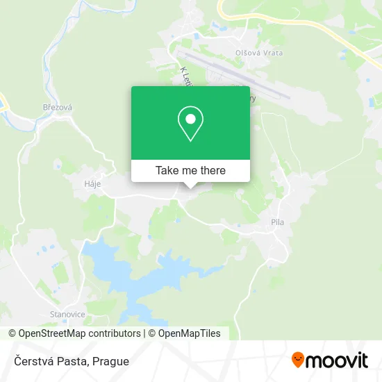 Čerstvá Pasta map
