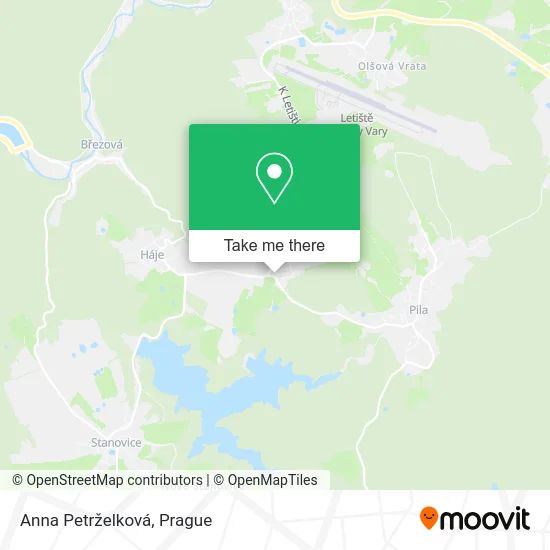 Карта Anna Petrželková