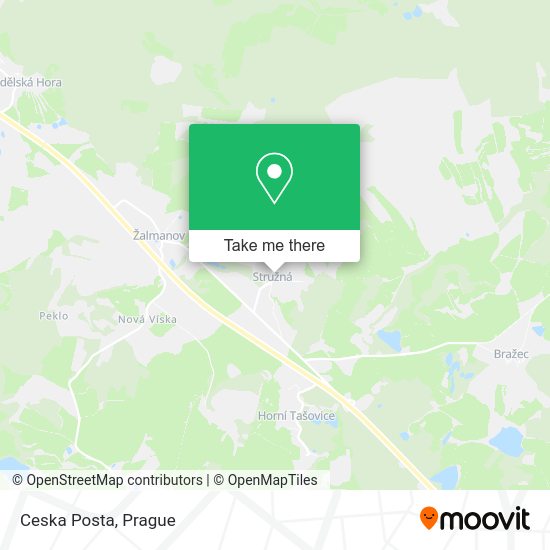 Карта Ceska Posta