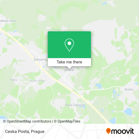 Карта Ceska Posta