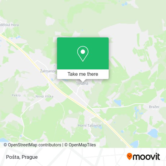 Карта Pošta