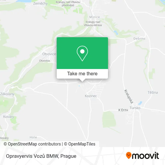Opravyervis Vozů BMW map