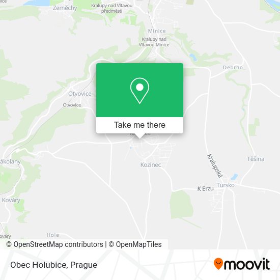 Карта Obec Holubice