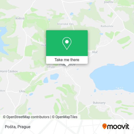 Карта Pošta