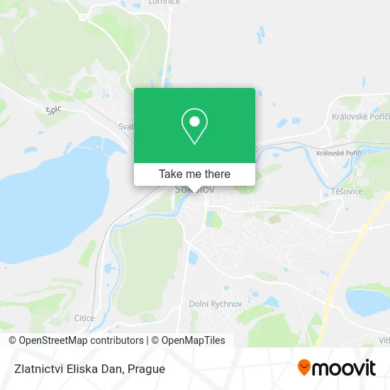Карта Zlatnictvi Eliska Dan