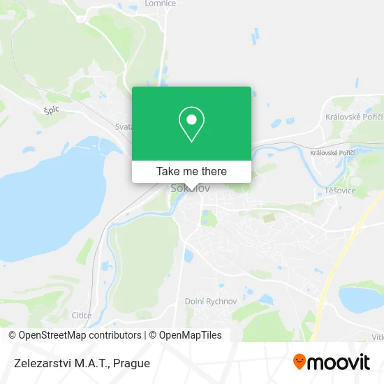 Карта Zelezarstvi M.A.T.