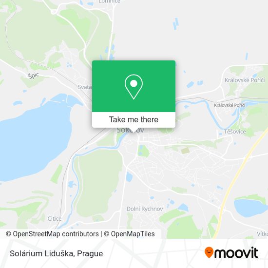 Карта Solárium Liduška