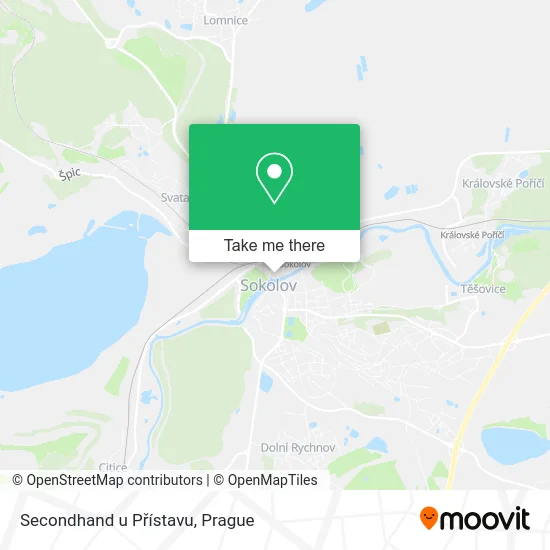 Карта Secondhand u Přístavu
