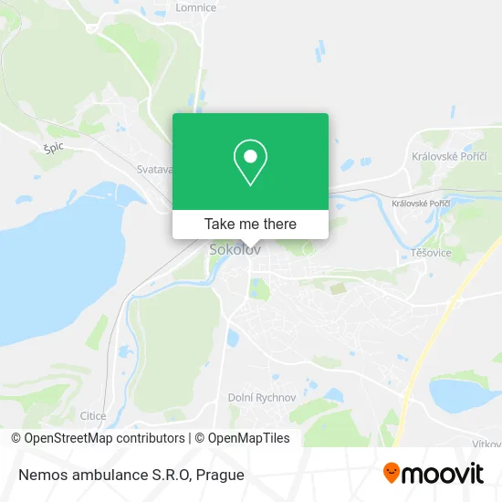 Nemos ambulance S.R.O map