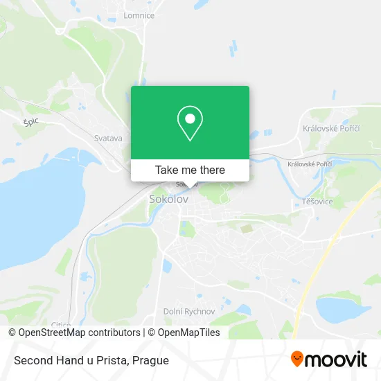 Карта Second Hand u Prista