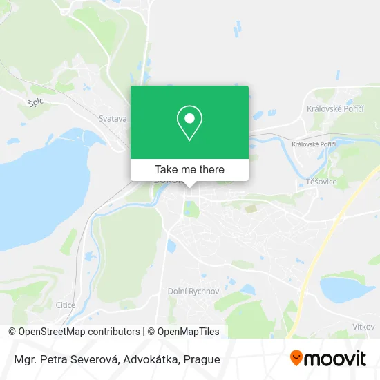 Карта Mgr. Petra Severová, Advokátka