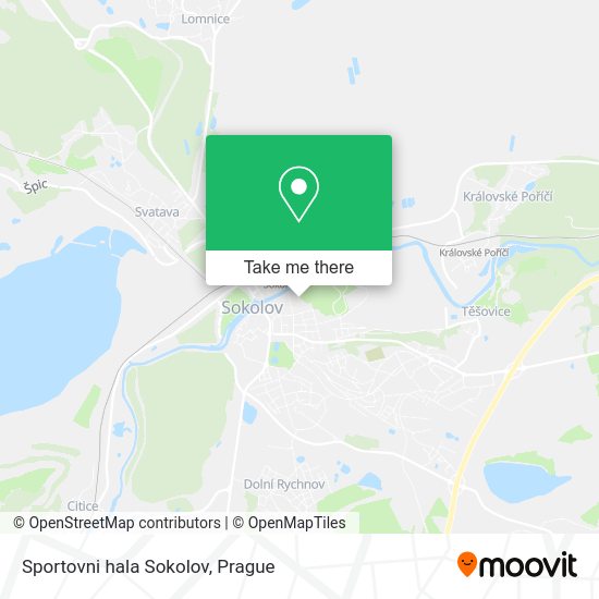 Карта Sportovni hala Sokolov