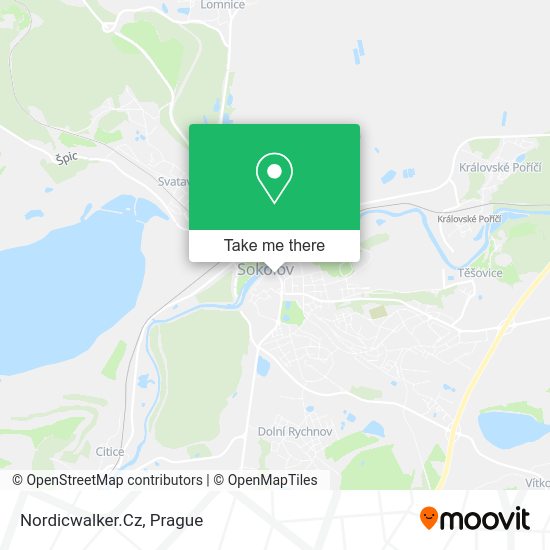 Карта Nordicwalker.Cz