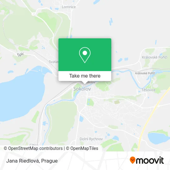 Карта Jana Riedlová