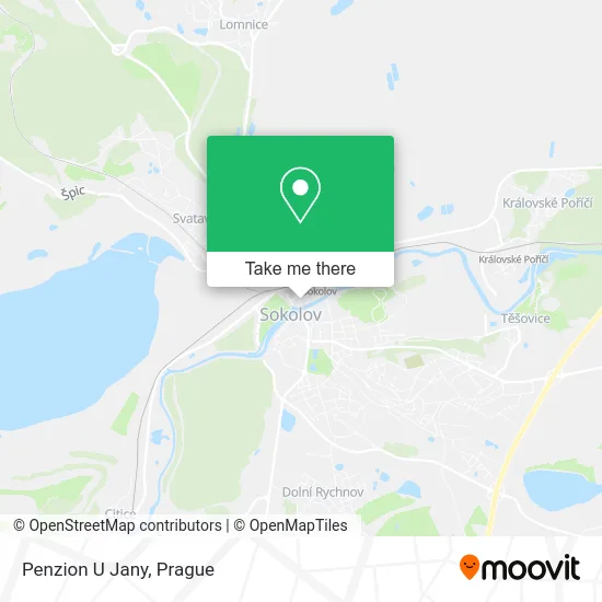 Карта Penzion U Jany