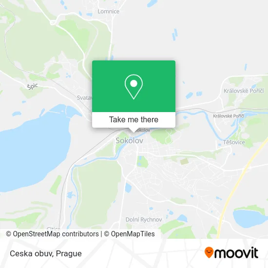 Карта Ceska obuv