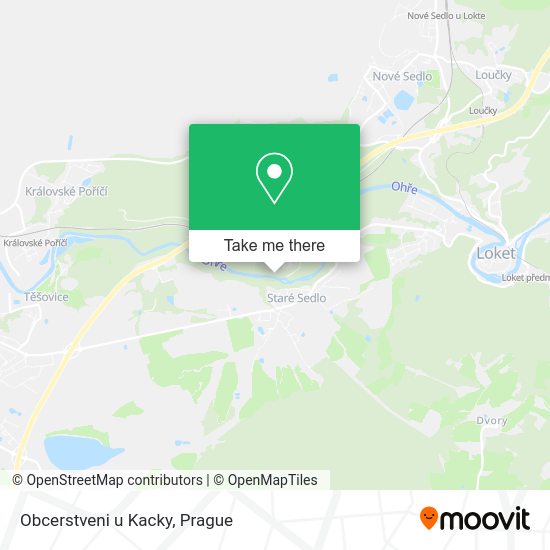 Карта Obcerstveni u Kacky